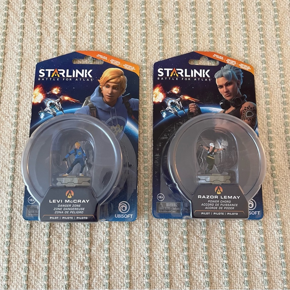 NEW - Starlink Battle for Atlas Pilot Pack - Razor Lemay - Levi McCray Set of 2